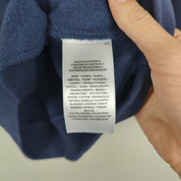 Polo Ralph Lauren Hoodie‎ Boys 4 Blue Big Pony Logo Pullover Fleece Preppy - Picture 5 of 7